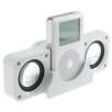 Portable Folding Multimedia Speaker System White for iPod/MP3