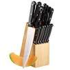Essential Home15 Piece Cutlery Set With Wooden Storage Block