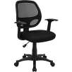 Flash Furniture Mid-Back Mesh Computer Chair, Black
