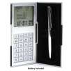 3 in 1 Calculator, Calendar and Alarm Clock with Pen in One Magic Box