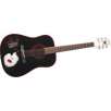 Washburn Paul Stanley Dreadnought Acoustic Guitar (Dreadnought Black)