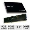 PNY Optima Series 240GB SSD + PNY 8GB XLR8 DDR3 Desktop Memory