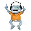 20 inch Crazy Frog DJ Frog Plush