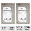Seagate Barracuda 1TB Hard Drive - 7200RPM, 64MB, SATA 6Gb/s - 2 Pack Bundle