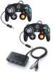 Wii U GameCube Adapter w/ 2 Wii U GameCube Controllers