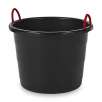 Essential Home 17-Gallon Rope Handle Storage Tub or Bushel Laundry Basket