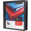 1-1/2" Staples Heavy-Duty View Binder with D-Rings, Black
