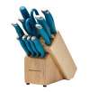 KitchenAid Delrin 12-pc. Teal Stamped Cutlery Set