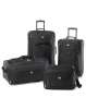 4-Piece American Tourister Fieldbrook II Travel Set (black, red, or purple)