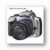 Canon EOS Digital Rebel XT Silver 8 MP Digital SLR Camera with 75-300 mm f/4 - 5.6 III Telephoto Zoom Lens