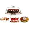 Luigi Bormioli Gallerie 4 in 1 Cake Plate