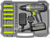 Evolv 107-Piece Cordless Lithium Drill & Project Toolkit