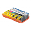 Canon 12-Pack PGI-250XL/CLI-251XL Compatible Inkjet Cartridges w/ Chip