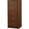 Essential Home  Belmont 5 Drawer Lingerie Chest - Walnut
