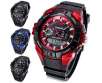 Water Resistant Dual-Movement Wristwatch - Choose From 4 Colors