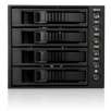 iStarUSA BPU-340SATA-Black 3x5.25" to 4x3.5" SAS/SATA 6.0 Gb/s Hot-Swap Cage-Black