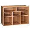 Essential Home 8 Cube Storage Unit - Oak Finish