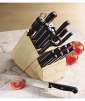 20-piece Stainless Steel Knife Set and Storage Block