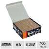 Ultra N-RGY AA Alkaline Batteries - 1.5v, 100 Pack