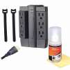 Alphaline TV Accessory Kit - HDMI Cables, Surge Protector, Cleaning Kit
