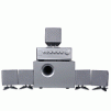 7-Piece 5.1 Channel Multimedia Speaker System (Silver)