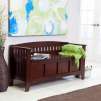 Linon Hunter Short Back Storage Bench