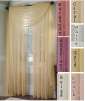 Platinum Voile Sheer 95-inch Rod Pocket Window Curtain Panel