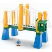 GeoTrax: Sky High Suspension Bridge with Figure