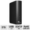 WD Elements 5TB External Desktop Hard Drive - USB 3.0, RoHS Compliant - WDBWLG0050HBK-NESN