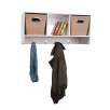 3-Cubby Essential Home Wall Unit (Espresso or White)