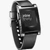 Pebble 301BL Smart Watch for Select Apple and Android Devices - Black (Pre-Owned)