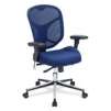 Office Depot� Brand Saturnia Mesh Mid-Back Chair, 41 3/4"H x 26 1/4"W x 24"D, Navy Blue