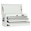Viper Tool Storage 26-Inch 3 Drawer 18G Steel Top Chest, White. Arctic White