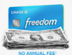 Chase Freedom Credit Card: Spend $500 in 1st 3-Months & Earn $200 CashBack