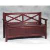 Marley Split Seat Hardwood Storage Bench