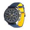 Citizen Eco Drive Blue Angels World Chronograph Blue Leather Men