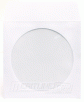 100 Pack White CD/DVD Paper Sleeve with Window and Flap, made with 80g Paper