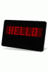 Red LED Scrolling Message Badge