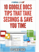 10 Google Docs Tips That Take Seconds and Save You Time eBook for Free