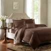 Madison Park 300TC Cotton Damask Stripe 4-pc Duvet Cover Set
