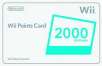 Nintendo Wii Points Card