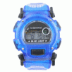 LCD Watch with Alarm, Blue Color