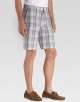Weatherproof Garment Co. Light Gray Classic Fit Madras Shorts (Outlet)