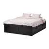 BRIMNES Bed Frame w/ Storage, black (IKEA FAMILY Member Only)