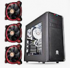 Thermaltake Versa H35 ATX Mid Tower Case w/ 3x Red LED Fan