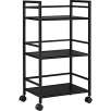 Easy 2 Go Metal Cart, Black or Red