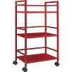 Easy 2 Go Metal Cart, Red