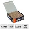 Ultra N-RGY AAA Alkaline Batteries - 1.5v, 100 Pack - U12-42469