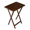 Folding Wooden TV Tray Table (Walnut or Black)