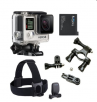 GoPro Hero4 Silver Bundle which includes the GoPro Hero4 Silver + Headstrap + Handlebar Mount + Battery